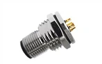 Tip de lipit tată M12 Fixat frontal A-Codificare 3PIN M16*1,5