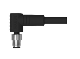 M5 tată unghi drept Unshield A-Codificare 3PIN PVC 3.0M Sârmă