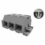 Conector de montare șină cu arc-4,0 mm² Două în două ieșiri